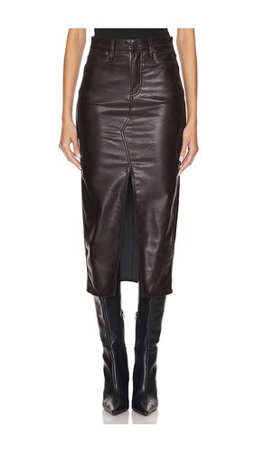 Reconstructed Midi Skirt in Brown. - size 23 (also in 24, 25, 26, 27, 28, 29) - Hudson Jeans - Modalova