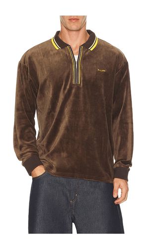 Parker Velour Long Sleeve Polo in . Taglia L. Also in M, S, XL/1X - HUF - Modalova