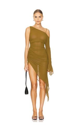 Rei Midi Dress in Olive. - size M (also in S, XS, XXS) - h:ours - Modalova