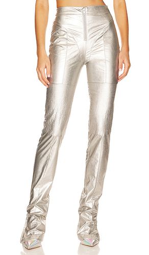 Pantalones nola en color metálico talla M en - Metallic Silver. Talla M (también en S, XL, XS, XXS) - h:ours - Modalova