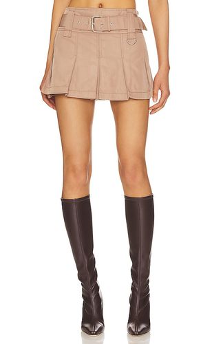 Ariella Mini Skirt in Brown. - size L (also in M, XL) - h:ours - Modalova