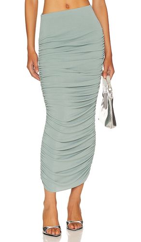 Arella Midi Skirt in Sage. - size L (also in M, S, XXS) - h:ours - Modalova