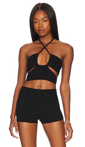 Sinclair cropped top en color talla M en - Black. Talla M (también en XS) - h:ours - Modalova