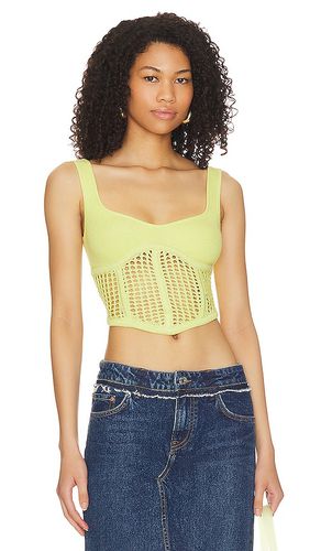 Seraphina Mesh Corset Top in . - size L (also in XL) - h:ours - Modalova