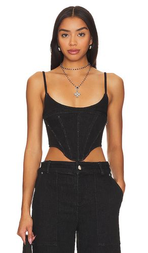 Florentina corset top en color negro talla M en - Black. Talla M (también en XS) - h:ours - Modalova