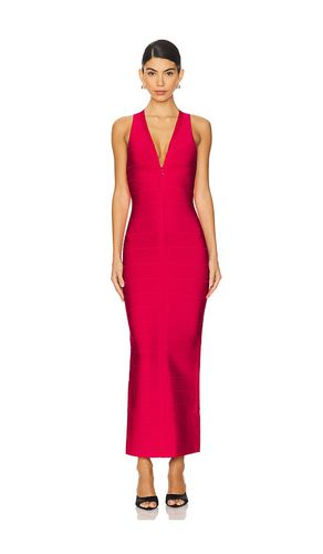 The Sol Gown in Red. - size L (also in M, S) - Herve Leger - Modalova