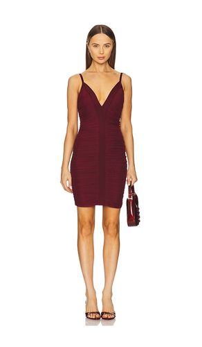 The Andrea Dress in Burgundy. - size L (also in M, XS) - Herve Leger - Modalova