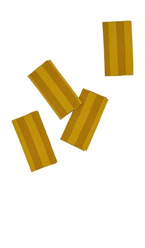 Essential Striped Dinner Napkin in Yellow - HAWKINS NEW YORK - Modalova