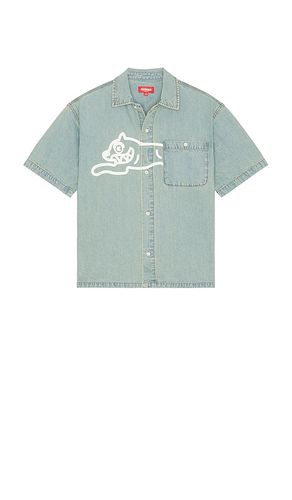 Blue Dog Short Sleeve Woven Shirt in Blue. - size L (also in XL/1X) - ICECREAM - Modalova