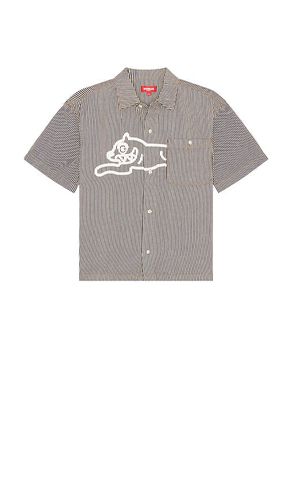 Pin Short Sleeve Woven Shirt in Navy. - size L (also in S, XL/1X) - ICECREAM - Modalova