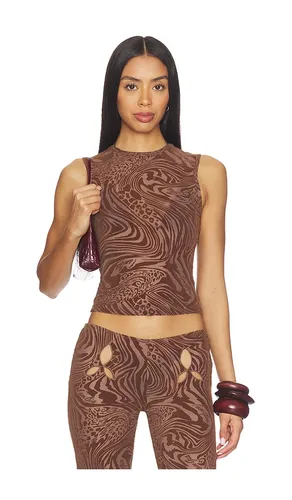 Amina Top in Chocolate. - size M (also in S, XS, XXS) - I.AM.GIA - Modalova