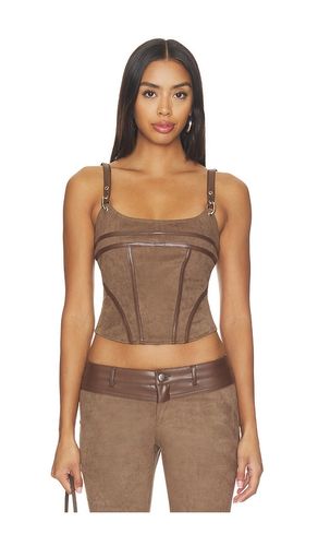 Viviane Suede Corset Top in . - size M (also in S, XXS) - I.AM.GIA - Modalova