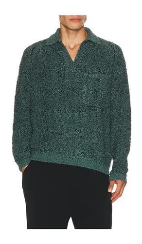 Gentle Polo Sweater in Grey. - size L (also in M, S, XL/1X) - ISA BOULDER - Modalova