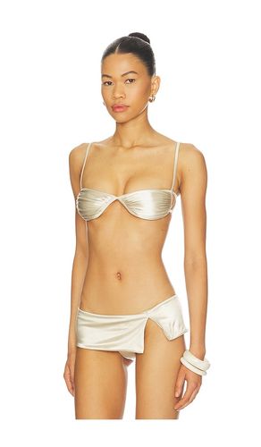 Fawning Bikini Top in Metallic Neutral. - size L (also in M) - ISA BOULDER - Modalova