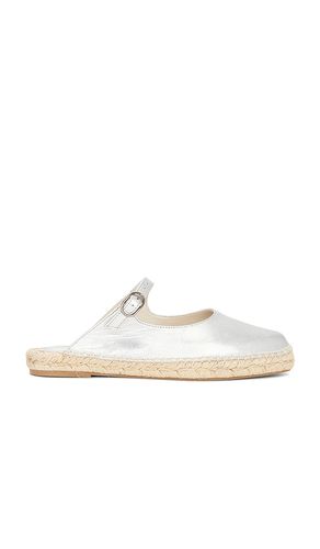 Reports Flat in Metallic Silver, grey. - size 36 (also in 37, 38, 39, 40, 41) - INTENTIONALLY BLANK - Modalova