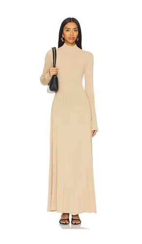 Kourtney Plisse Dress in Beige. - size M (also in XS) - Ivy Oak - Modalova