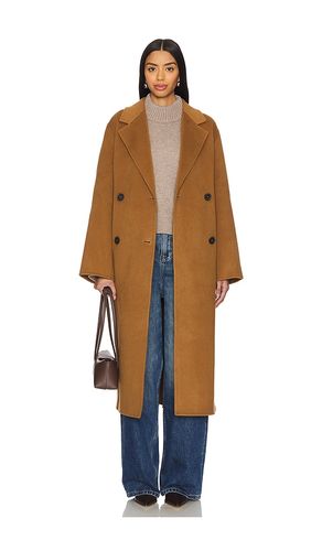 Clara Double Breasted Oversized Coat in Brown. - size 38 (also in 40, 42) - Ivy Oak - Modalova