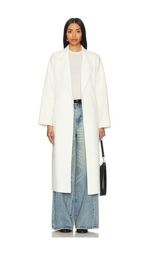 Celia Belted Double Face Coat in White. - size 34 (also in 36, 38, 40, 42) - Ivy Oak - Modalova