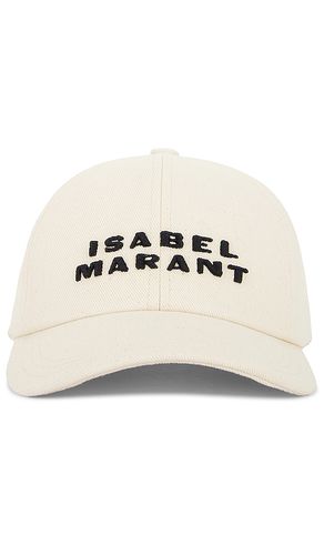 Tyron Logo Canvas Hat in White. - size 57 (also in 59) - Isabel Marant - Modalova