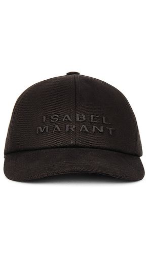 Sombrero de lona con logo tyron en color talla 57 en - Black. Talla 57 (también en 59) - Isabel Marant - Modalova