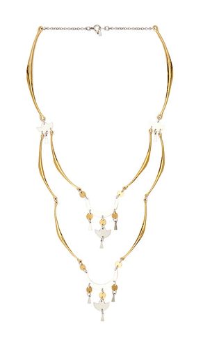 Long necklace in color metallic gold size all - Isabel Marant - Modalova