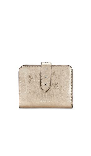 Wallet in Metallic Gold - Isabel Marant - Modalova