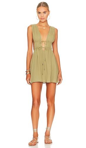 Stellar Mini Dress in Olive. - size L (also in M, S) - Indah - Modalova