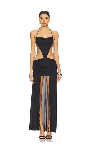Maxivestido halter taiyu en color talla M en - Black. Talla M (también en XS) - Indah - Modalova