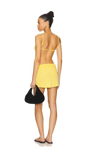 Taurus Cut-out Side Mini Dress in Yellow. - size M (also in S) - Indah - Modalova