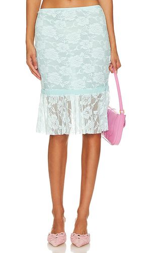 Teresa Lace Midi Skirt in . Taglia XL - Indah - Modalova