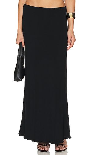 Falda maxi iris solid seamless en color talla M en - Black. Talla M (también en L, S, XS) - Indah - Modalova