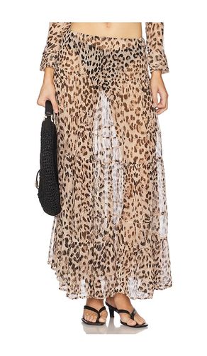 Willow Boho Maxi Skirt in Tan. - size L (also in M, S) - Indah - Modalova