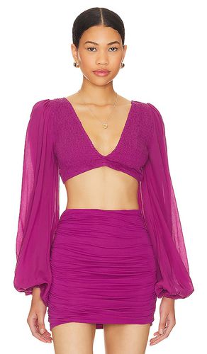 X REVOLVE Biru Crop Top in Purple. - size L/XL (also in M/L) - Indah - Modalova