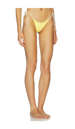 Clover Side Tie Bikini Bottom in Yellow. - size M (also in S, XS) - Indah - Modalova