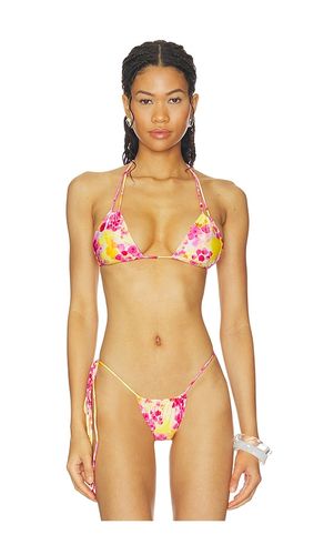 Bongo Tiny Triangle Halter Bikini Top in Pink. - size L (also in M, S, XS) - Indah - Modalova