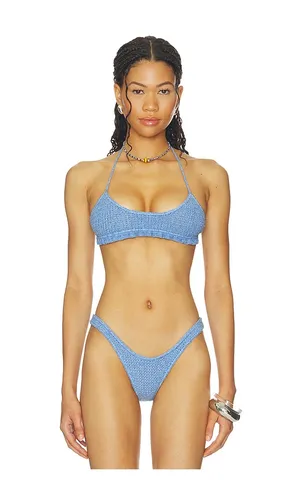 Santia Bikini Top in Blue. - size M (also in S, XS) - Indah - Modalova