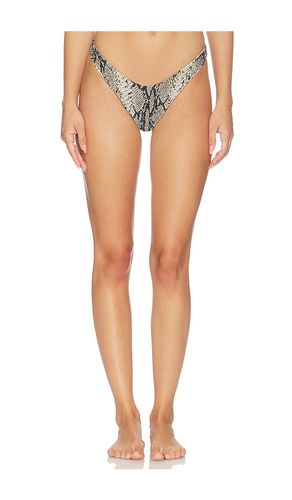 Oates Printed Skimpy Bikini Bottom in Black & White. - size L (also in M, S) - Indah - Modalova