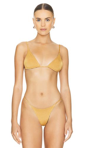 Viera Triangle Bra Top in Mustard. - size S (also in XS) - Indah - Modalova