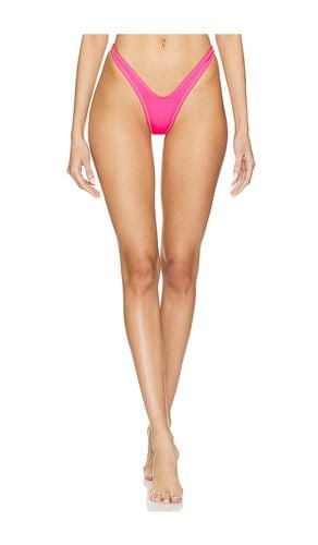 Ocean High Cut Bikini Bottom in Pink. - size L (also in S) - Indah - Modalova