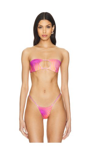 Bass Bandeau Bikini Top in Pink. - size L (also in M, S, XS) - Indah - Modalova