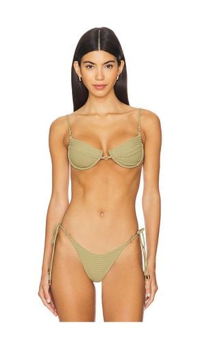 Natalie Underwire Bikini Top in Olive. - size M (also in S, XS) - Indah - Modalova