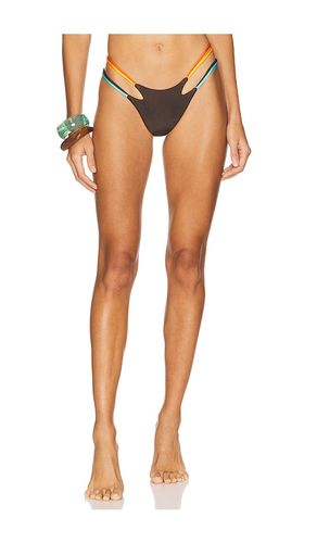 Luna Skimpy Bikini Bottom in Brown. - size S (also in XS) - Indah - Modalova