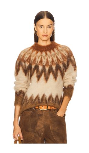 Natania Sweater in Brown,Cream. - size 34/2 (also in 36/4, 38/6) - Isabel Marant Etoile - Modalova