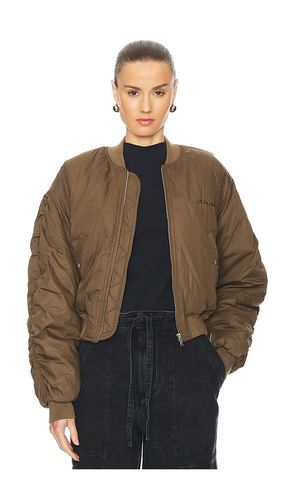 Bessime Bomber Jacket in Olive. - size 34/2 (also in 36/4, 38/6, 40/8) - Isabel Marant Etoile - Modalova