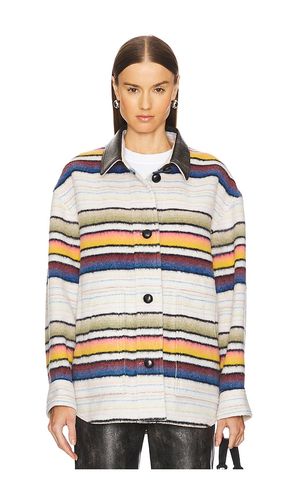 Dayvi Overshirt in Ivory,Orange. - size 34/2 (also in 36/4, 38/6) - Isabel Marant Etoile - Modalova