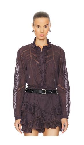 Gaia Top in Purple. - size 34/2 (also in 36/4, 38/6, 40/8) - Isabel Marant Etoile - Modalova