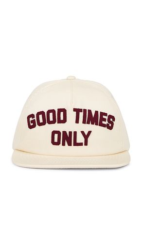 Good Times Only Hat in Cream - Iron & Resin - Modalova