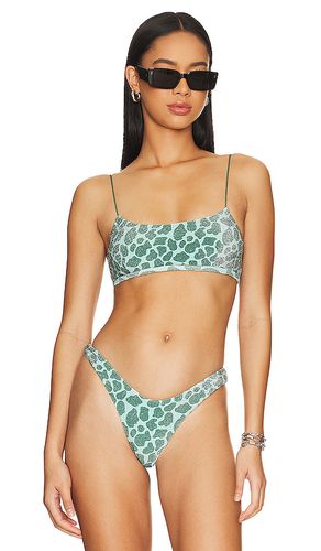 The Crop Bikini Top in Teal. - size M (also in S) - It's Now Cool - Modalova