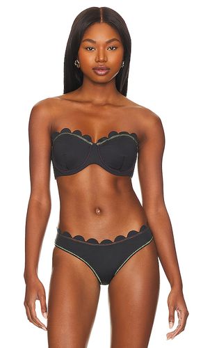 The Shell Bandeau Bikini Top in Black. - size L (also in M, S, XS) - It's Now Cool - Modalova