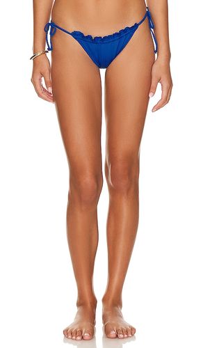 The Frill Tie Up Bikini Bottom in Blue. - size L (also in M, S, XL) - It's Now Cool - Modalova
